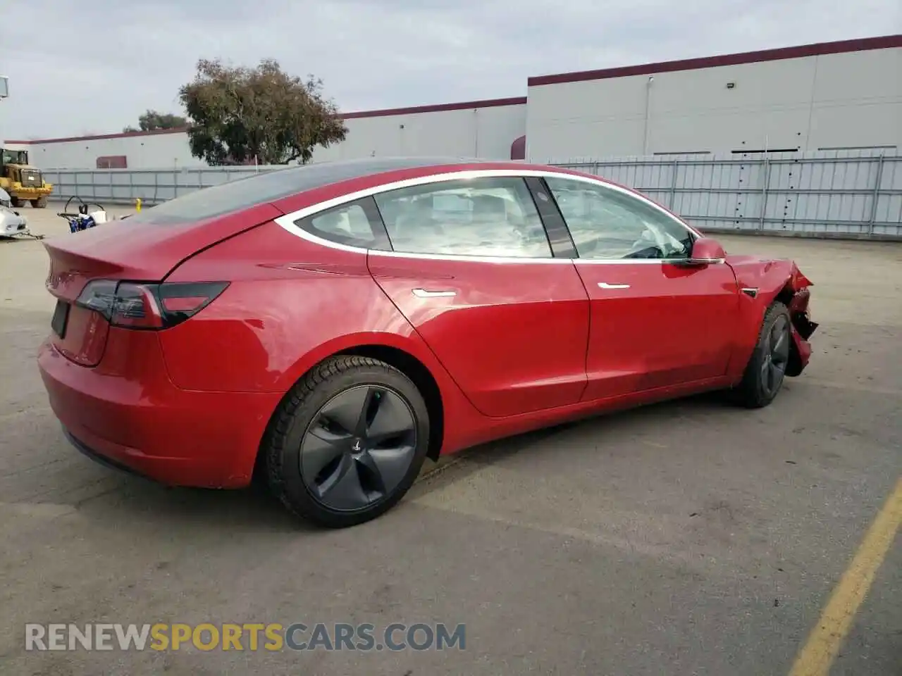 3 fotografías del automóvil dañado 5YJ3E1EA0KF445168 TESLA MODEL 3 2019