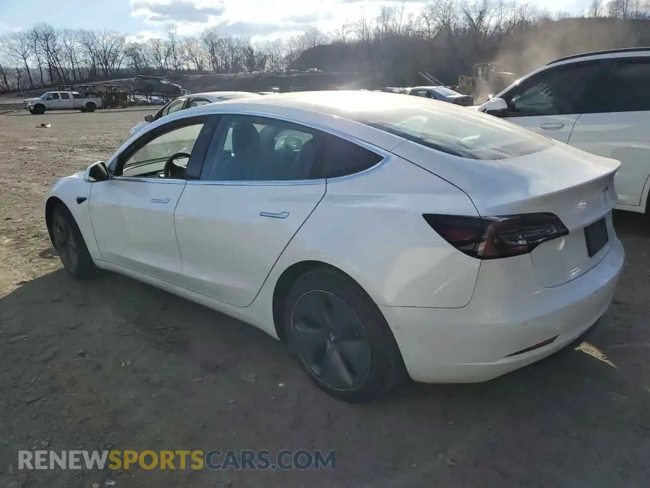2 Photograph of a damaged car 5YJ3E1EA0KF484276 TESLA MODEL 3 2019