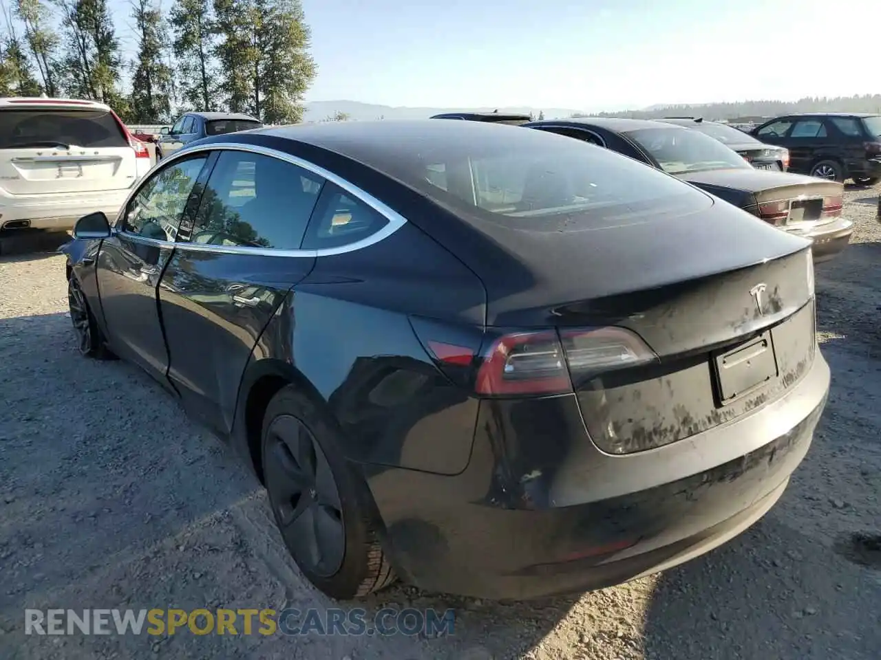 3 Photograph of a damaged car 5YJ3E1EA1KF297788 TESLA MODEL 3 2019