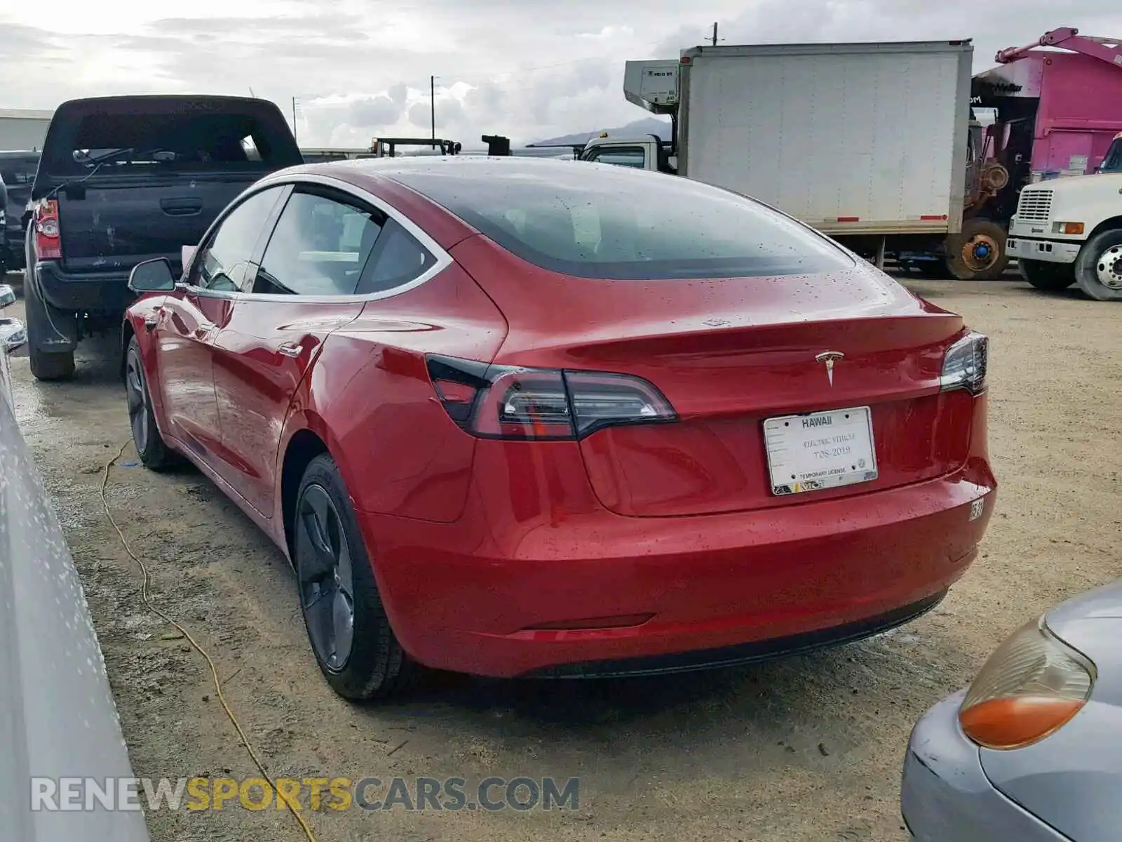 3 Photograph of a damaged car 5YJ3E1EA1KF308434 TESLA MODEL 3 2019