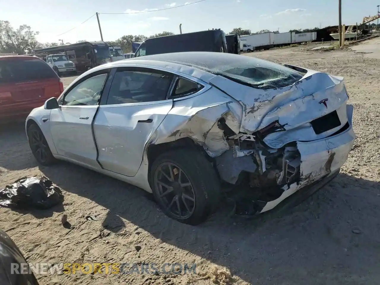 2 Photograph of a damaged car 5YJ3E1EA1KF417797 TESLA MODEL 3 2019