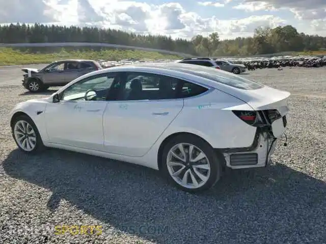2 Photograph of a damaged car 5YJ3E1EA1KF441498 TESLA MODEL 3 2019