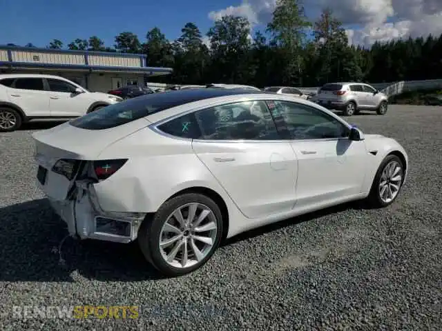 3 Photograph of a damaged car 5YJ3E1EA1KF441498 TESLA MODEL 3 2019