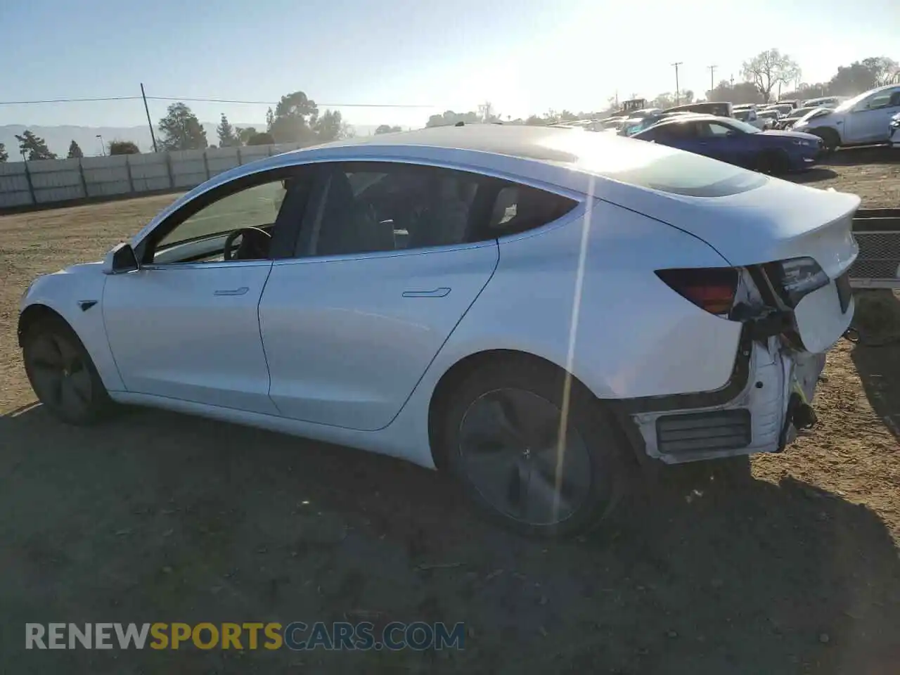 2 Photograph of a damaged car 5YJ3E1EA1KF466689 TESLA MODEL 3 2019