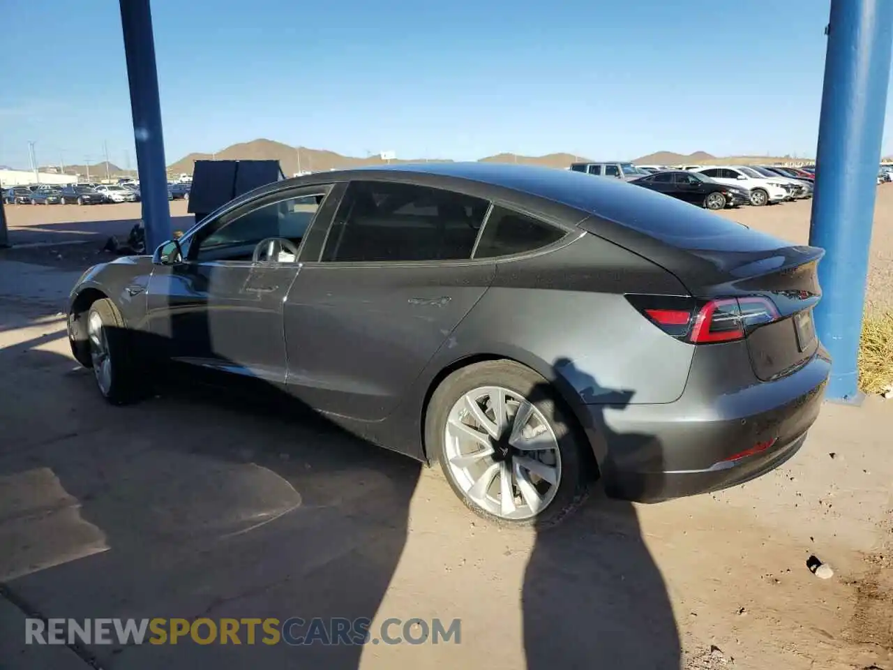 2 Photograph of a damaged car 5YJ3E1EA2KF300827 TESLA MODEL 3 2019
