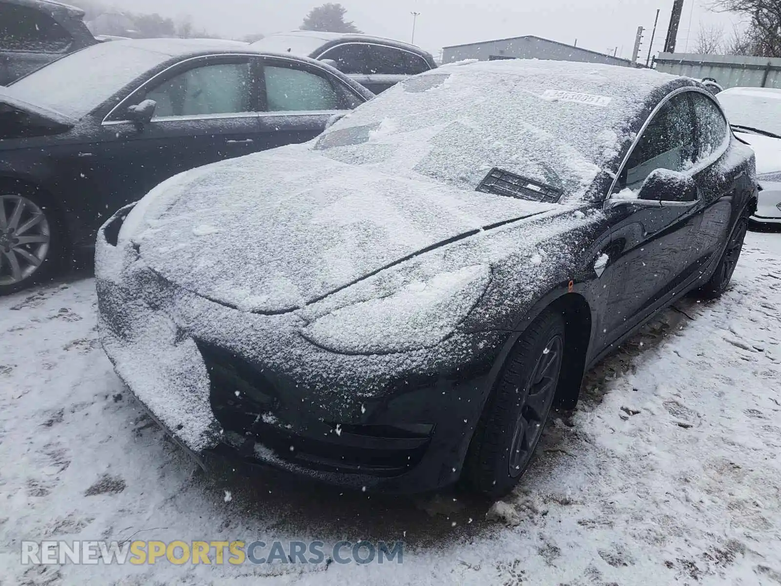 2 Photograph of a damaged car 5YJ3E1EA2KF305171 TESLA MODEL 3 2019