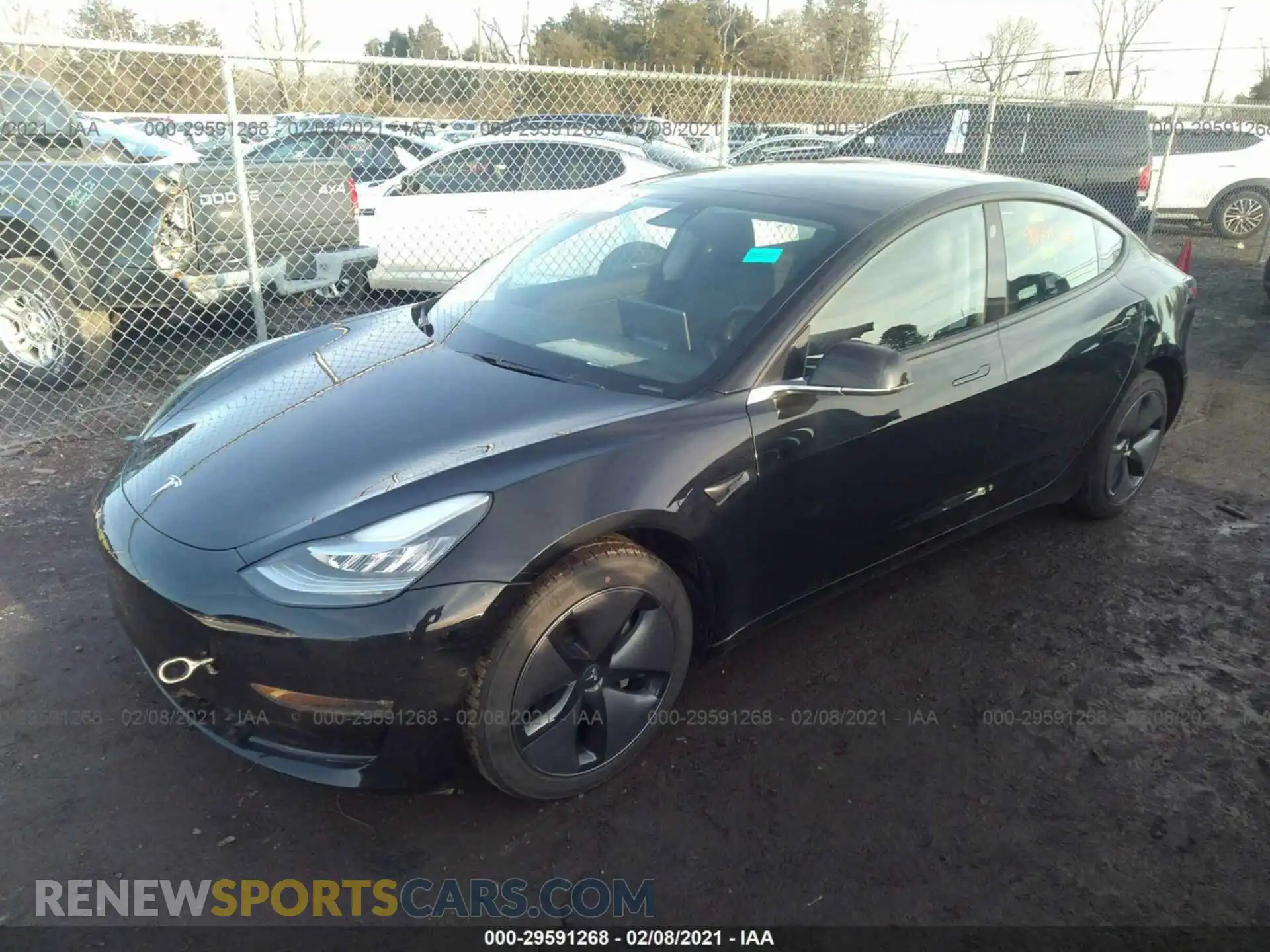 2 Фотография поврежденного автомобиля 5YJ3E1EA2KF305753 TESLA MODEL 3 2019
