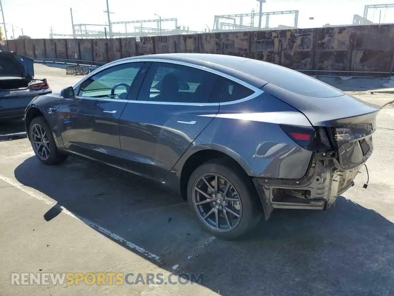 2 Photograph of a damaged car 5YJ3E1EA2KF307549 TESLA MODEL 3 2019