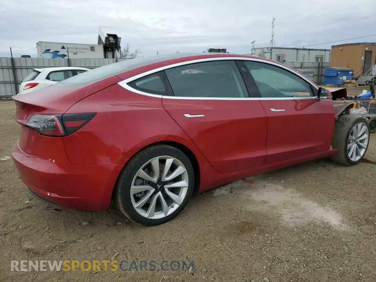 3 Photograph of a damaged car 5YJ3E1EA2KF323721 TESLA MODEL 3 2019