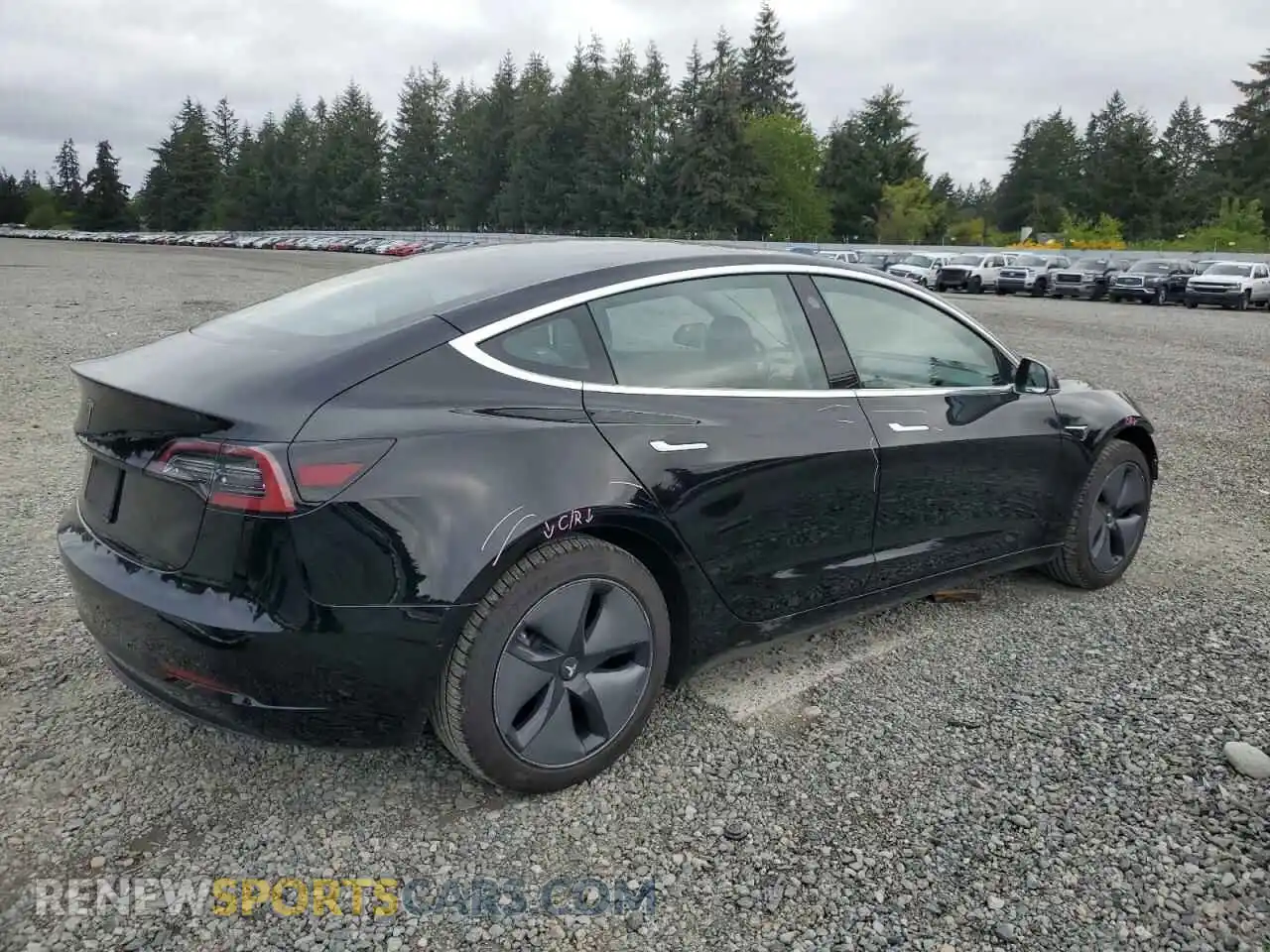 3 Photograph of a damaged car 5YJ3E1EA2KF361787 TESLA MODEL 3 2019