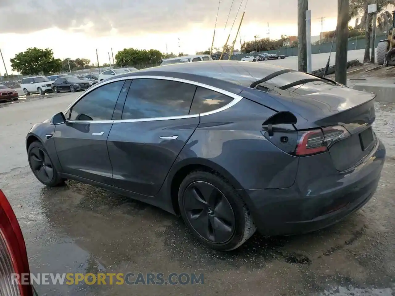 2 Photograph of a damaged car 5YJ3E1EA2KF362406 TESLA MODEL 3 2019
