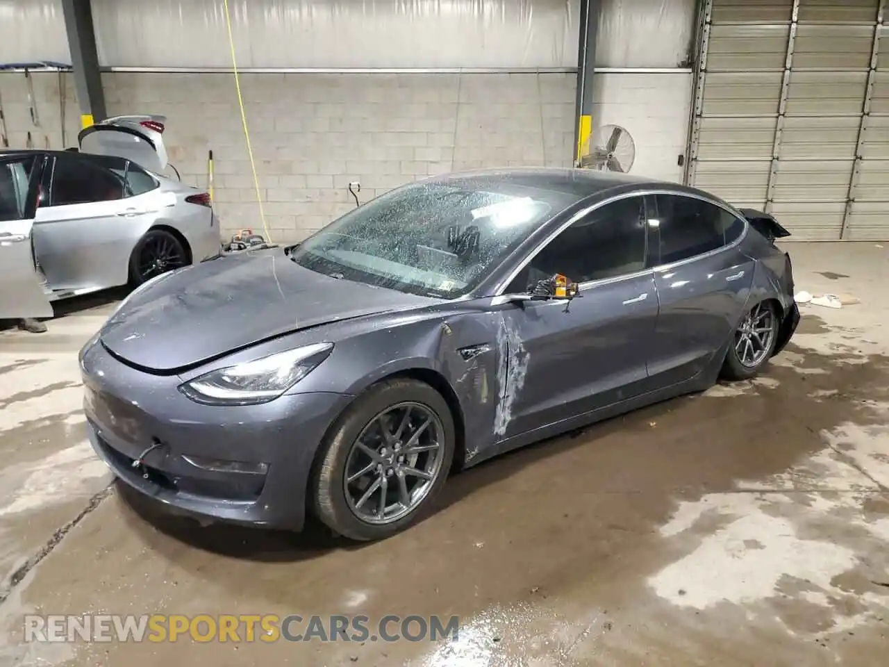 1 Photograph of a damaged car 5YJ3E1EA2KF396166 TESLA MODEL 3 2019