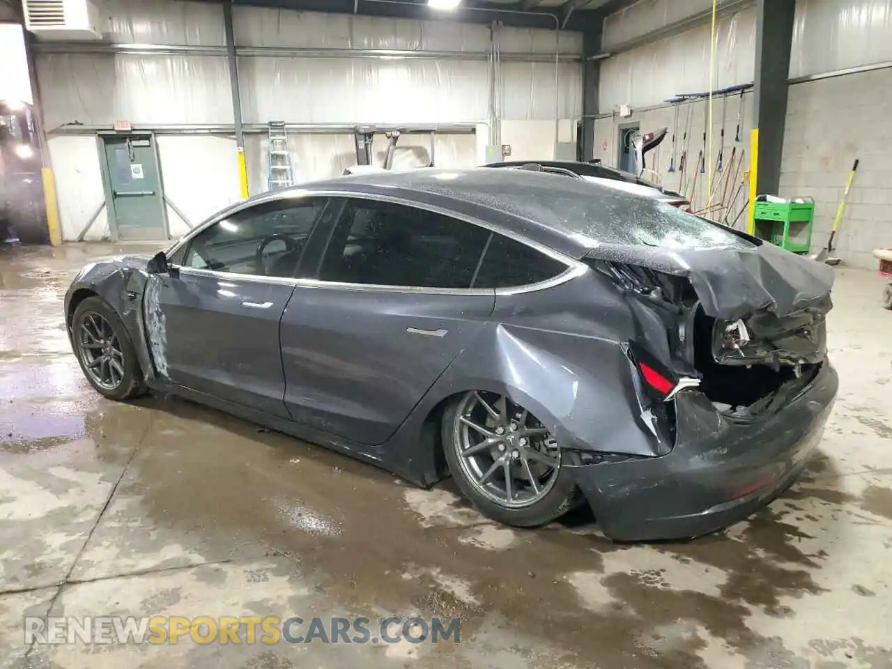 2 Photograph of a damaged car 5YJ3E1EA2KF396166 TESLA MODEL 3 2019
