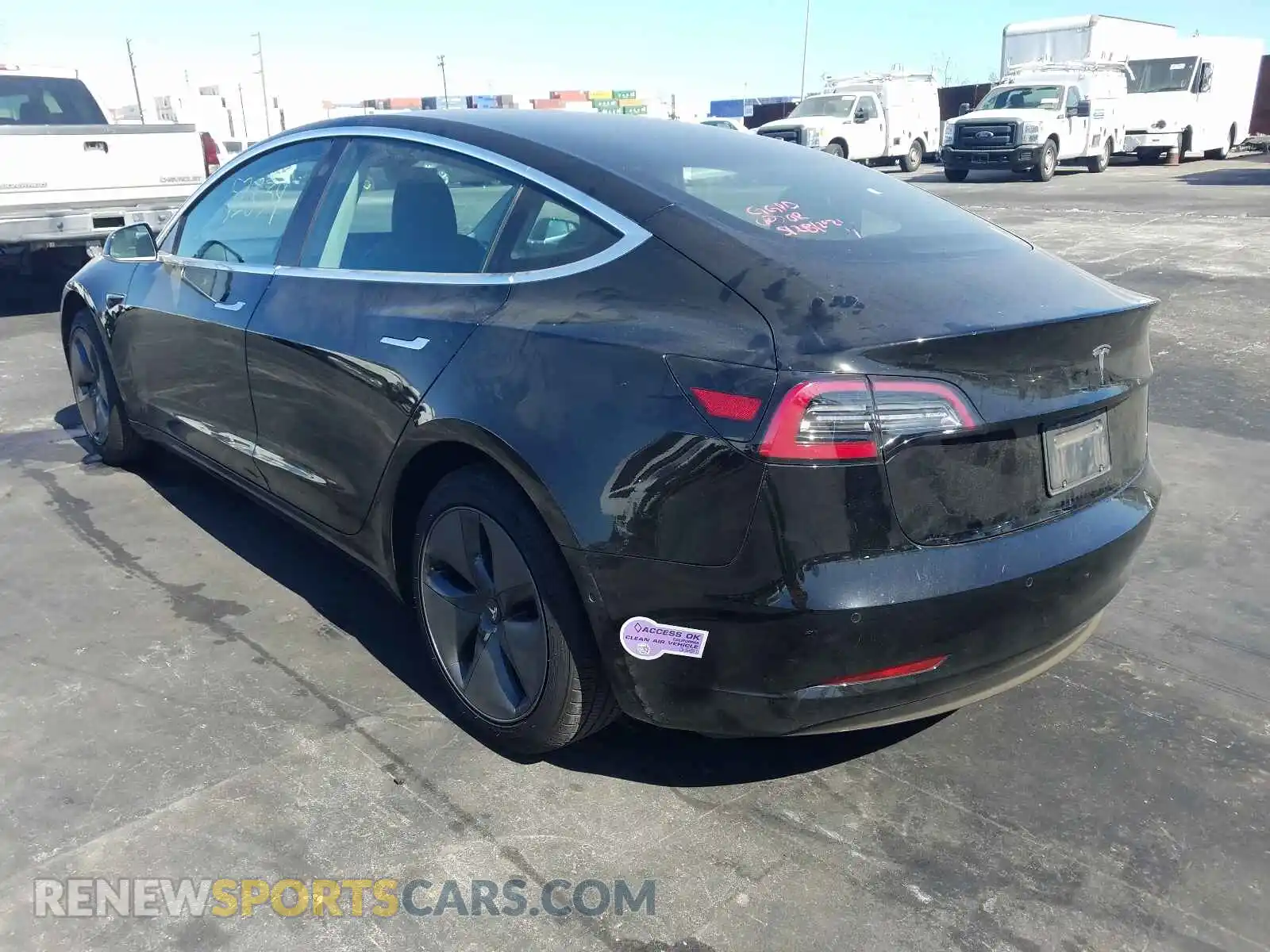 3 Photograph of a damaged car 5YJ3E1EA2KF399648 TESLA MODEL 3 2019