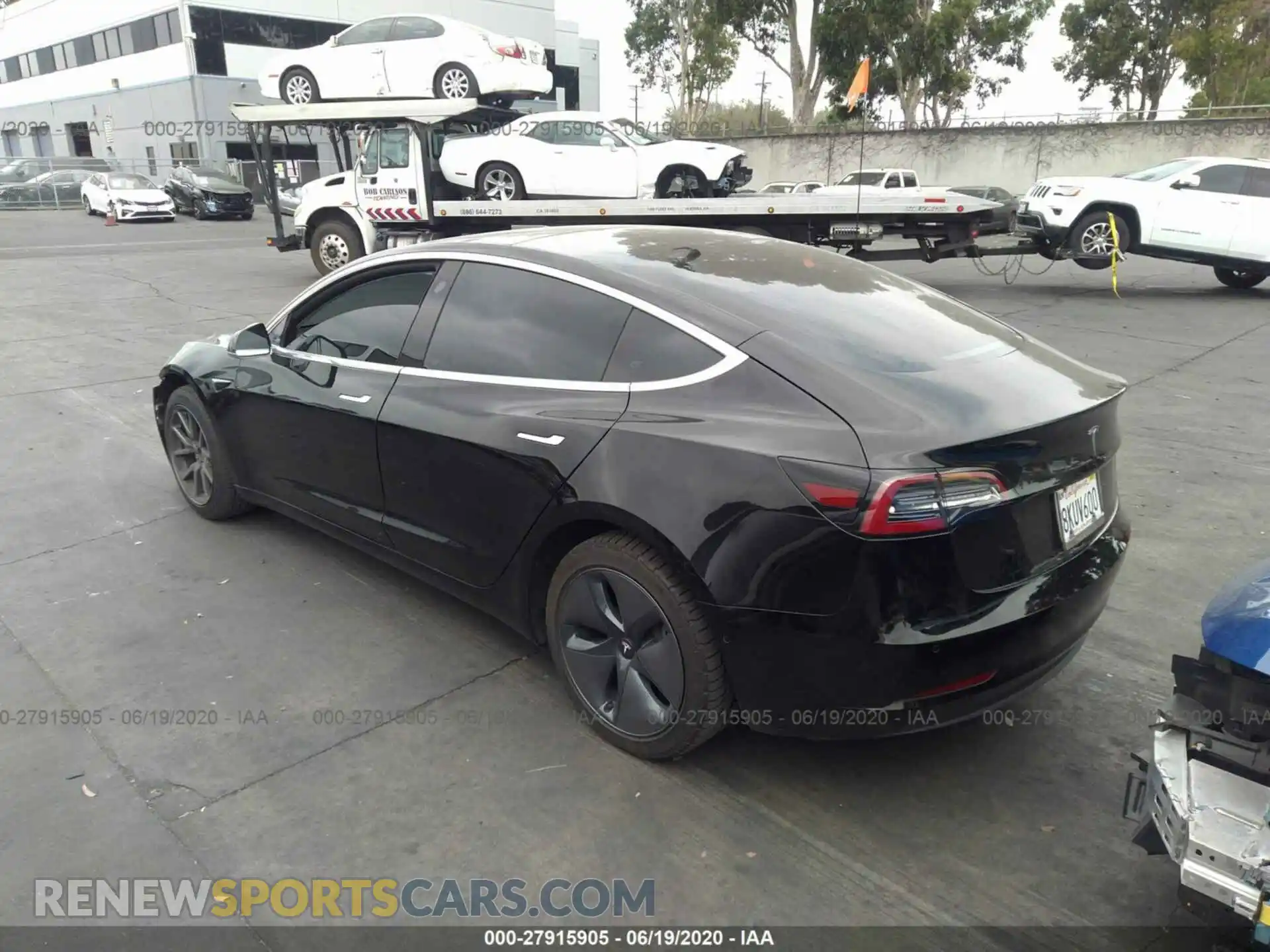 3 Photograph of a damaged car 5YJ3E1EA2KF410230 TESLA MODEL 3 2019