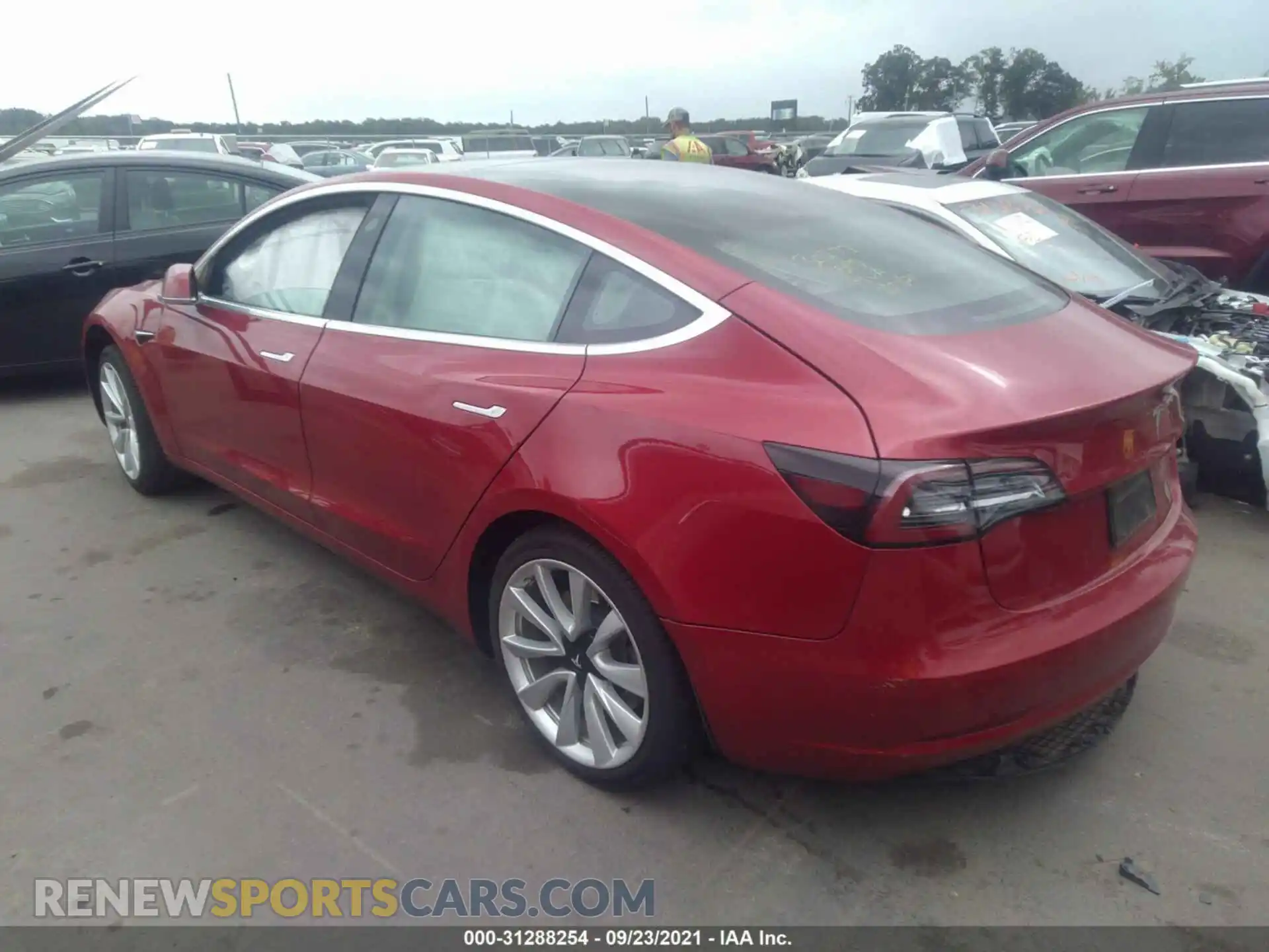 3 Photograph of a damaged car 5YJ3E1EA2KF417307 TESLA MODEL 3 2019