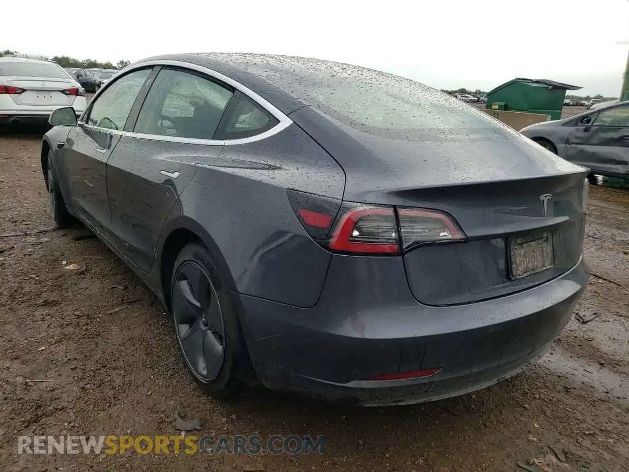 3 Photograph of a damaged car 5YJ3E1EA2KF435404 TESLA MODEL 3 2019