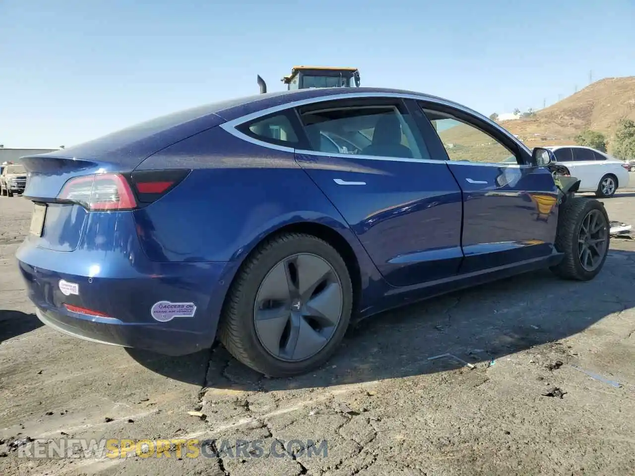 3 Photograph of a damaged car 5YJ3E1EA2KF436049 TESLA MODEL 3 2019