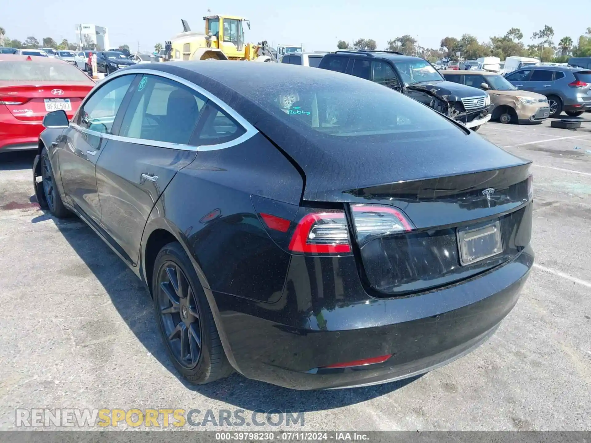 3 Photograph of a damaged car 5YJ3E1EA3KF304546 TESLA MODEL 3 2019