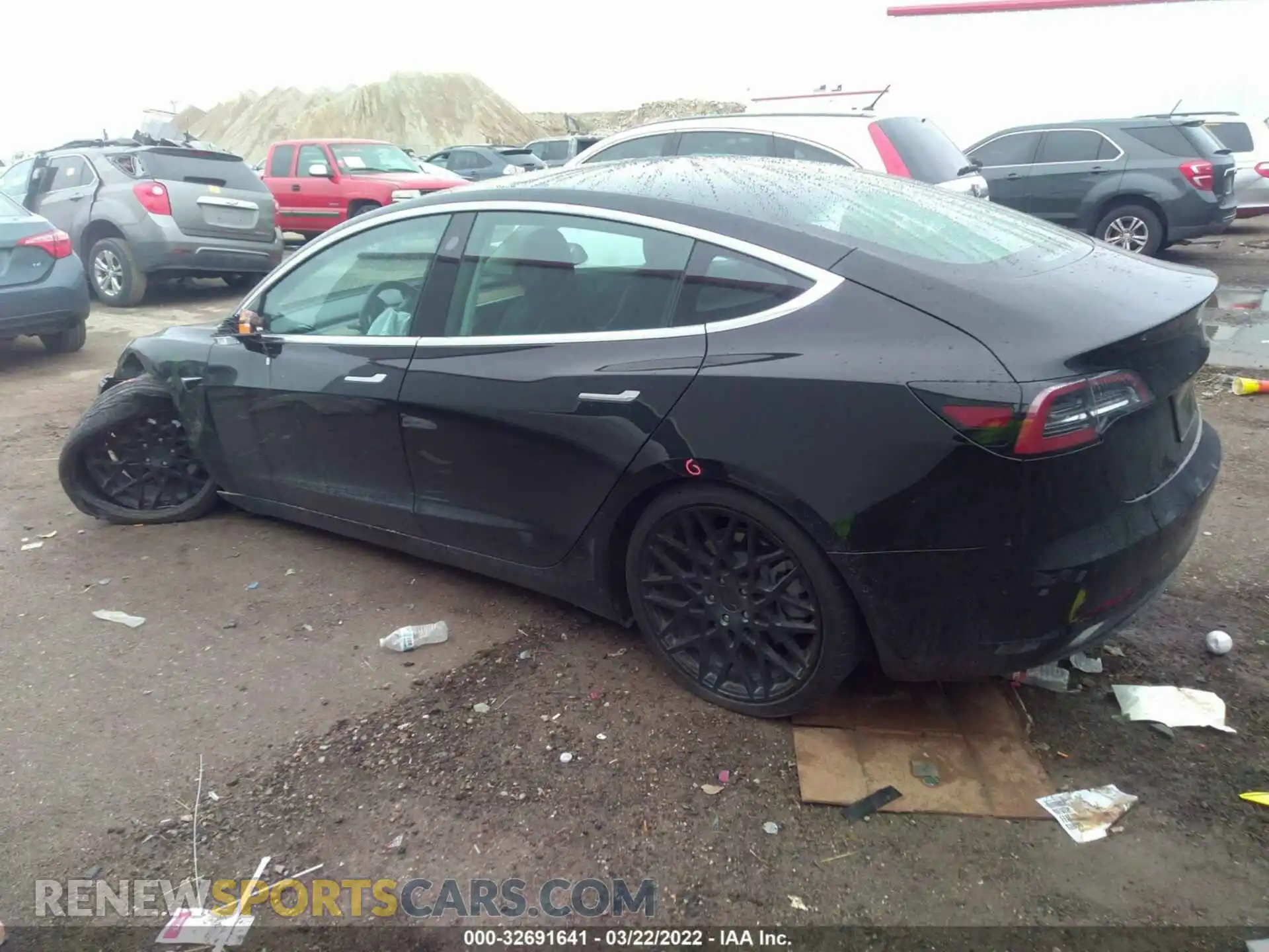 3 fotografías del automóvil dañado 5YJ3E1EA3KF324991 TESLA MODEL 3 2019