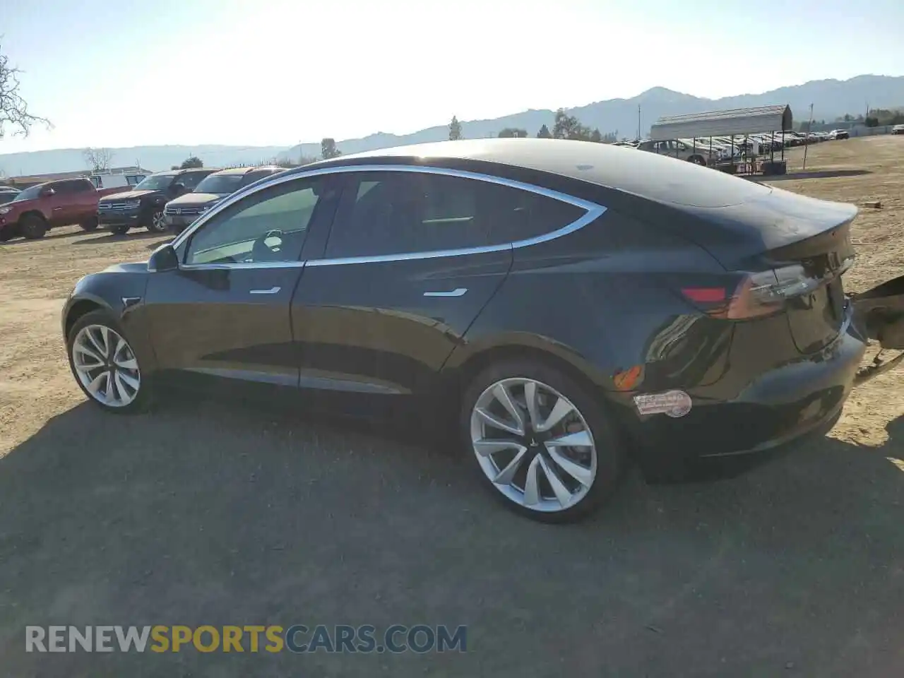 2 Photograph of a damaged car 5YJ3E1EA3KF346098 TESLA MODEL 3 2019