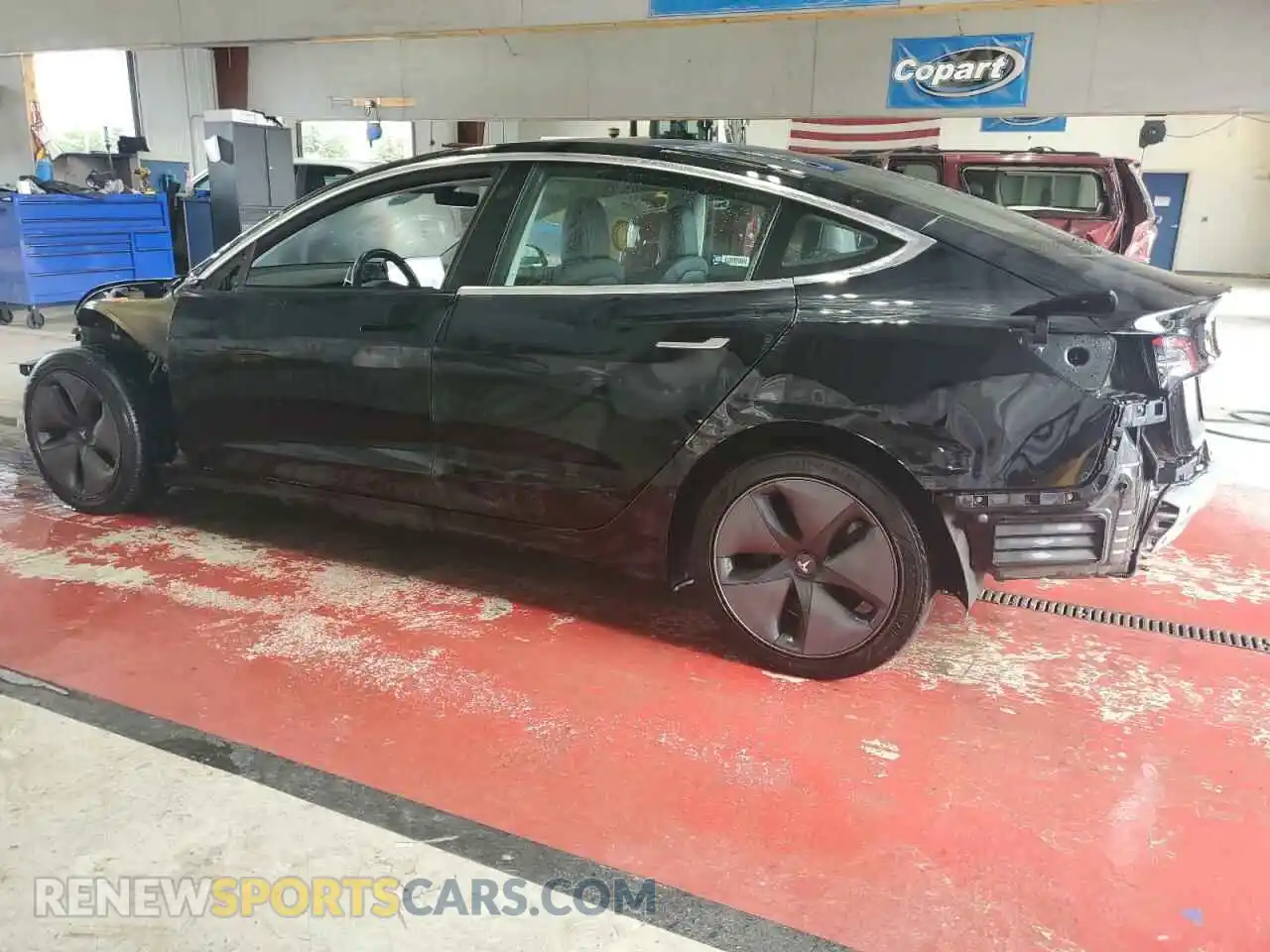 2 Photograph of a damaged car 5YJ3E1EA3KF394474 TESLA MODEL 3 2019