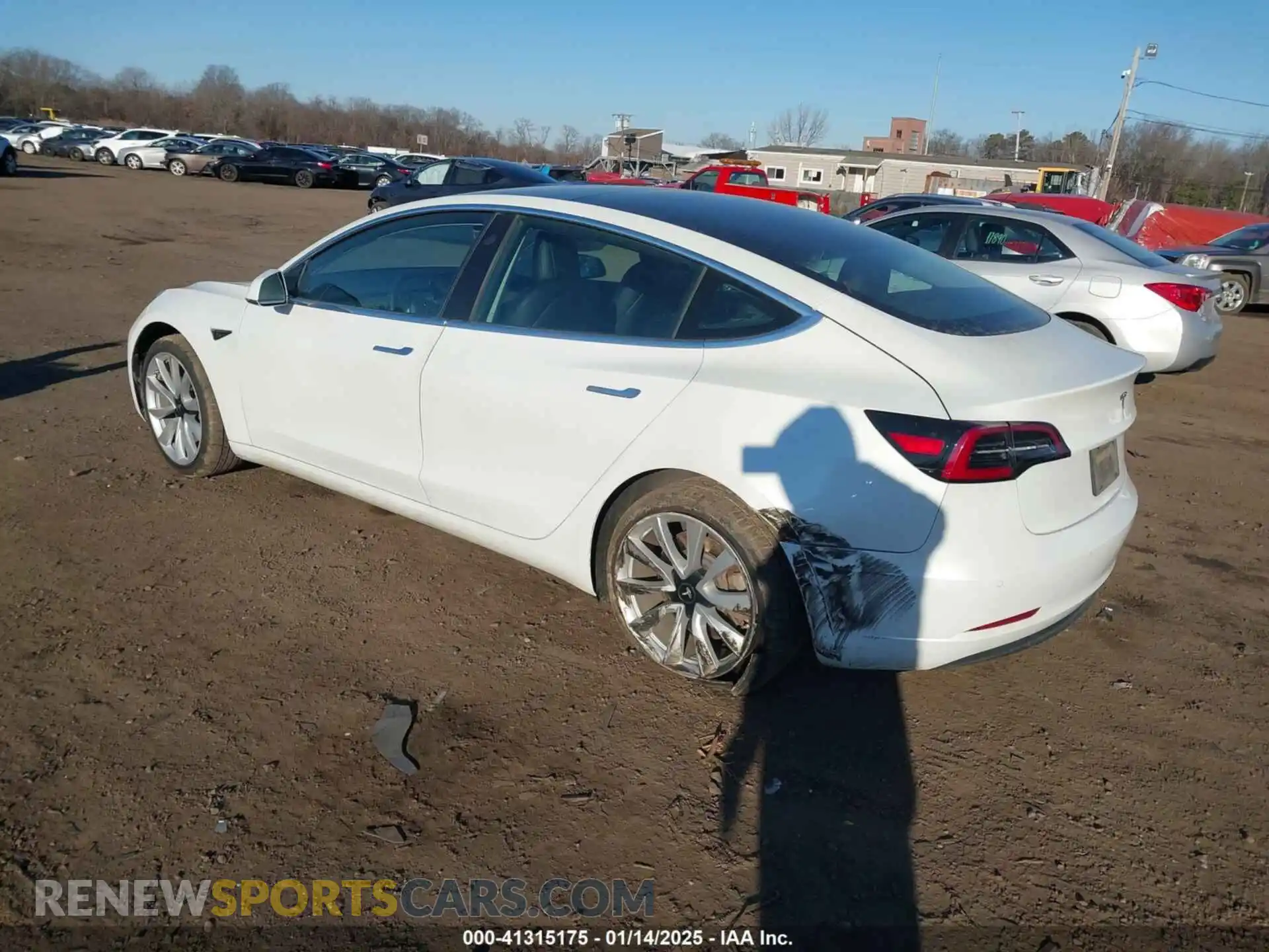 3 Photograph of a damaged car 5YJ3E1EA3KF402525 TESLA MODEL 3 2019