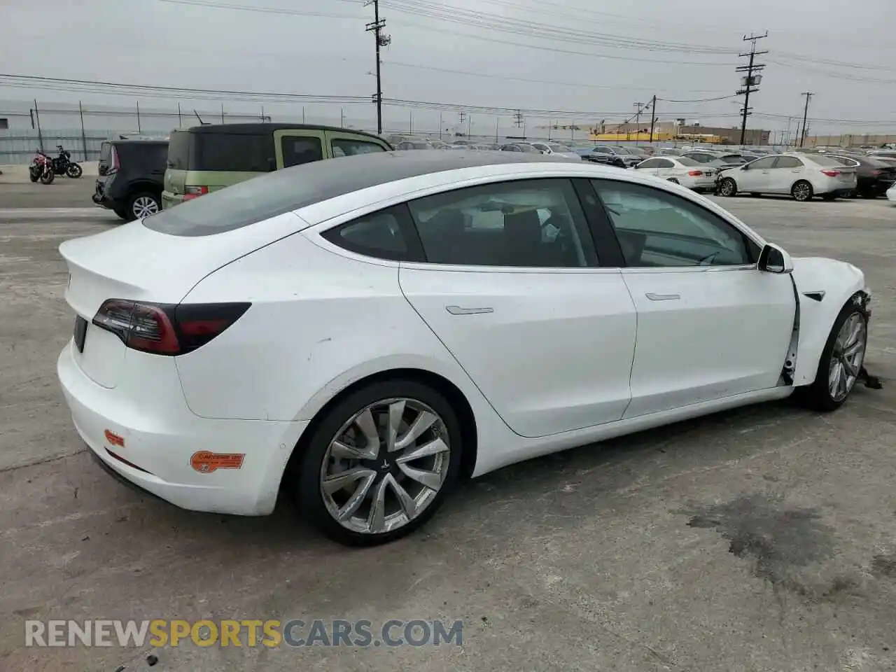 3 Photograph of a damaged car 5YJ3E1EA3KF431233 TESLA MODEL 3 2019