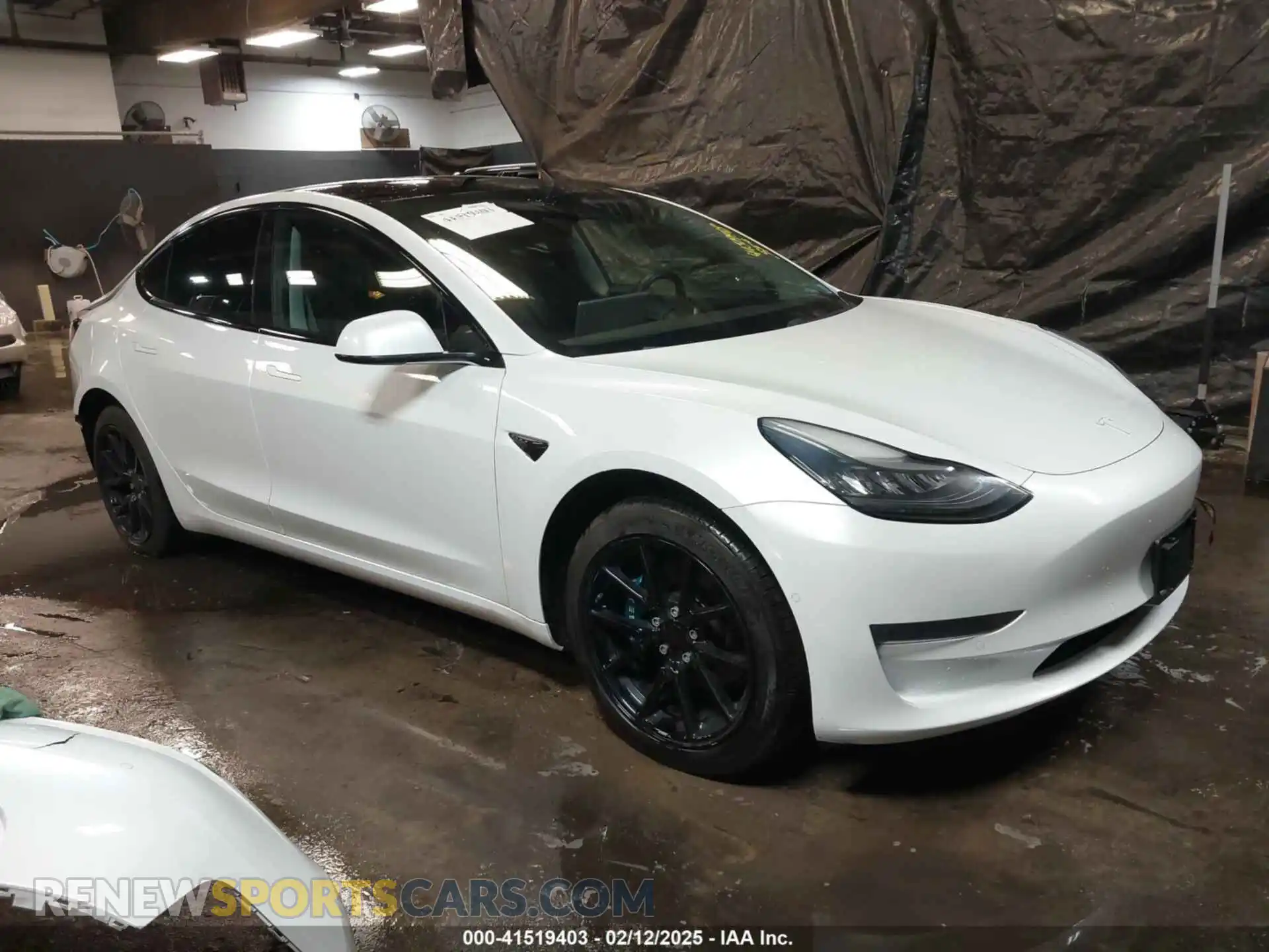 1 Photograph of a damaged car 5YJ3E1EA3KF482909 TESLA MODEL 3 2019