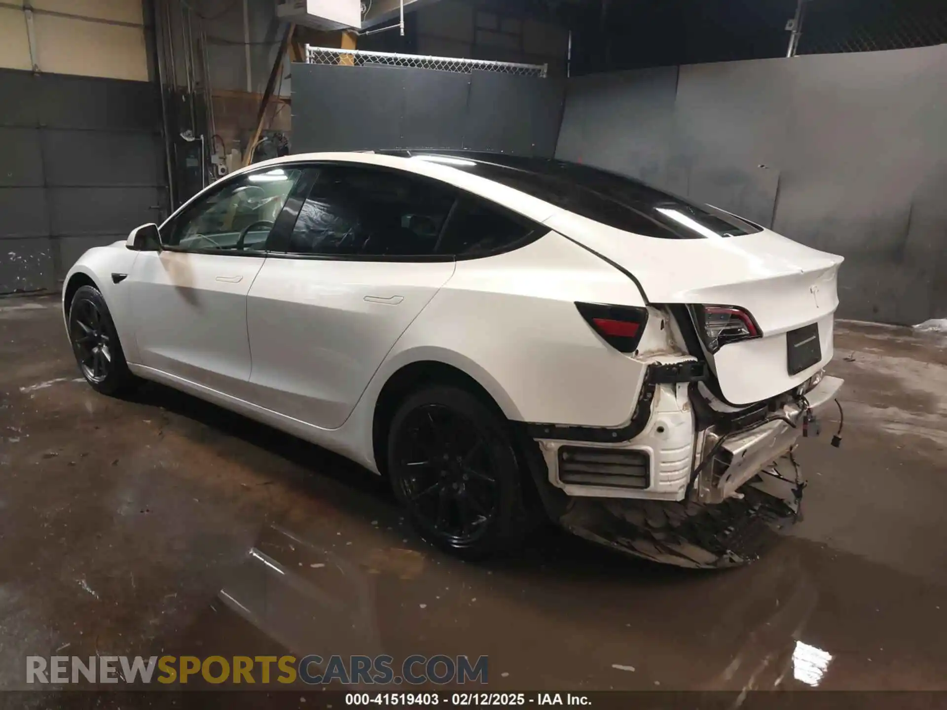 3 Photograph of a damaged car 5YJ3E1EA3KF482909 TESLA MODEL 3 2019
