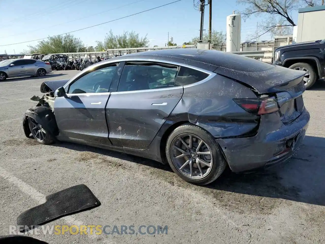 2 Photograph of a damaged car 5YJ3E1EA4KF190265 TESLA MODEL 3 2019