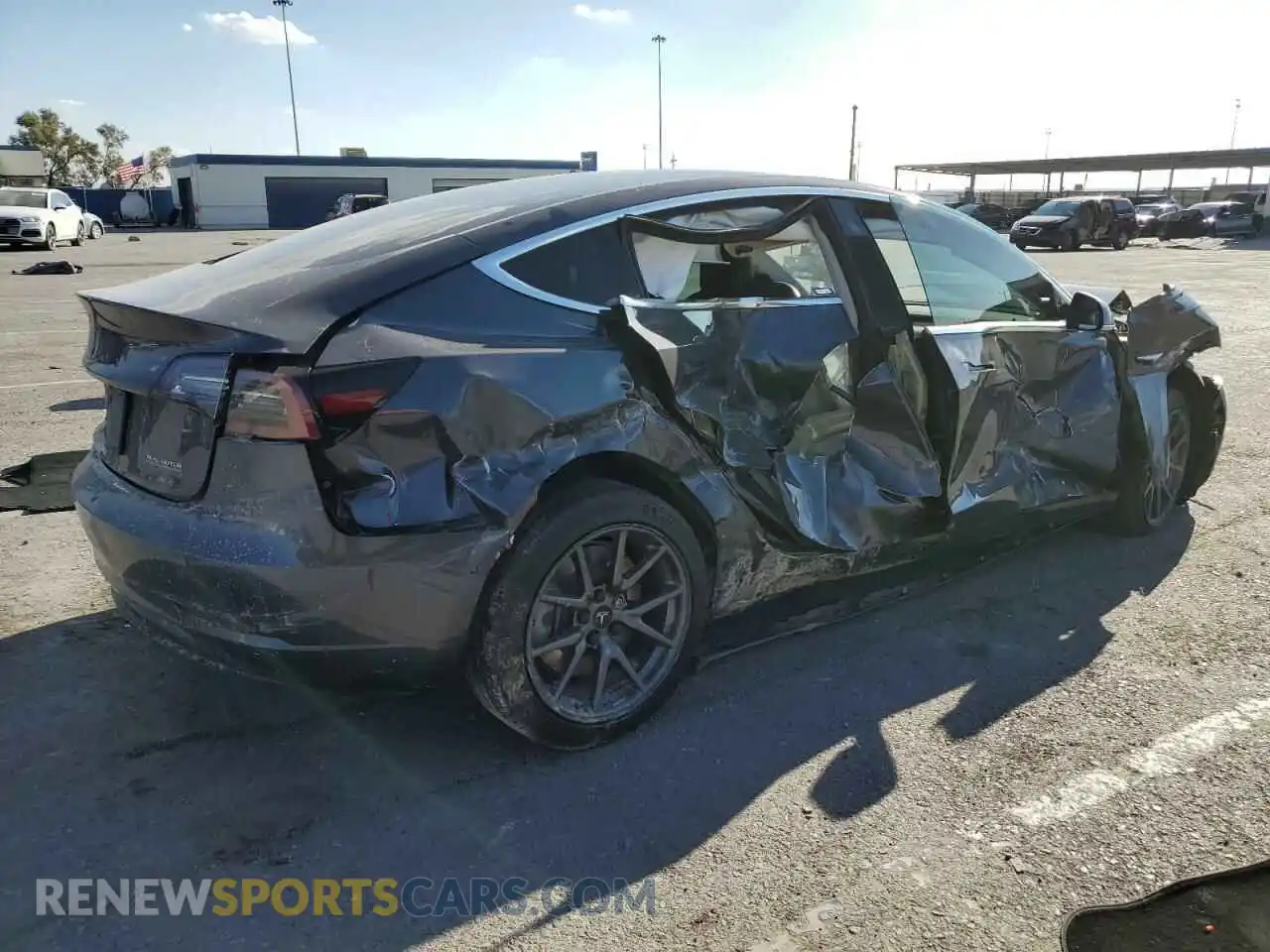 3 Photograph of a damaged car 5YJ3E1EA4KF190265 TESLA MODEL 3 2019