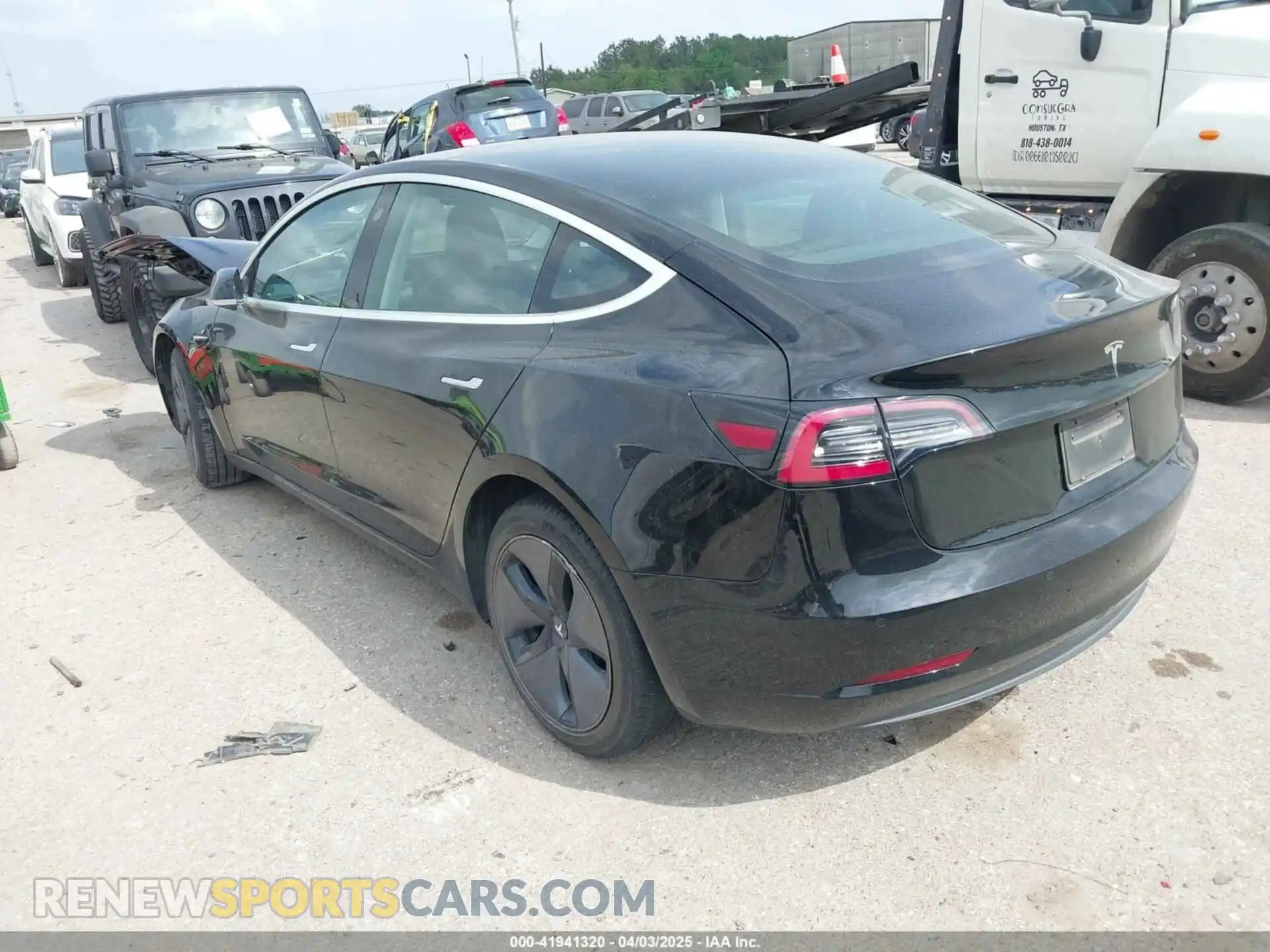 3 Photograph of a damaged car 5YJ3E1EA4KF297963 TESLA MODEL 3 2019
