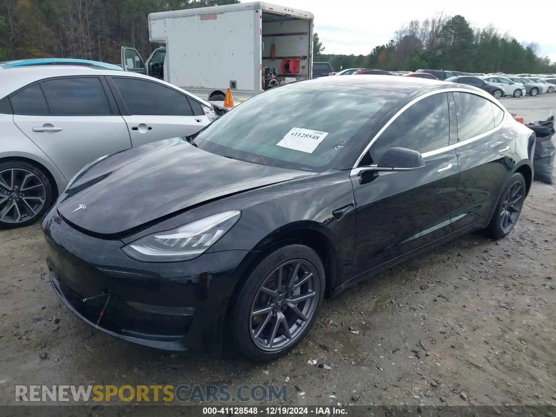 2 Photograph of a damaged car 5YJ3E1EA4KF304345 TESLA MODEL 3 2019