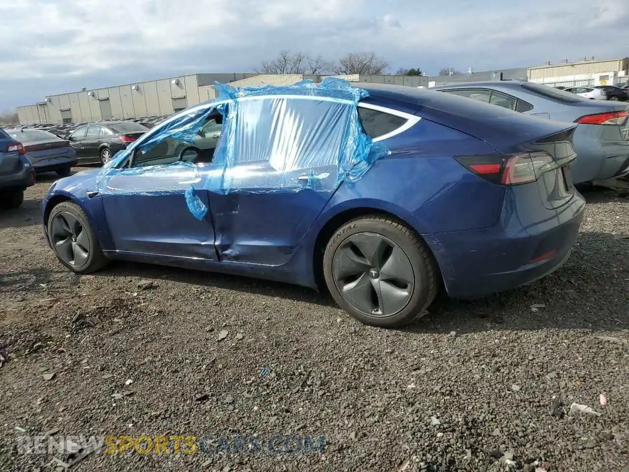 2 Photograph of a damaged car 5YJ3E1EA4KF308959 TESLA MODEL 3 2019