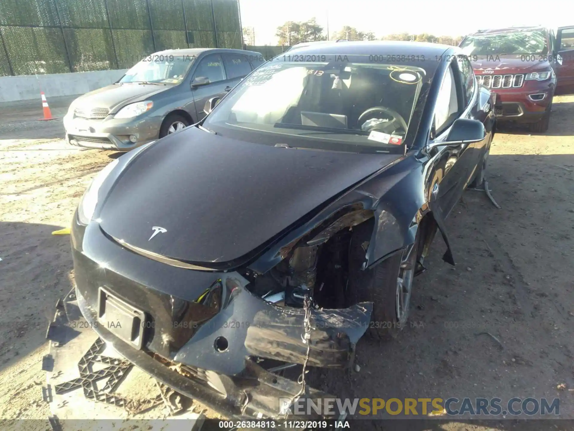 6 Photograph of a damaged car 5YJ3E1EA4KF313255 TESLA MODEL 3 2019