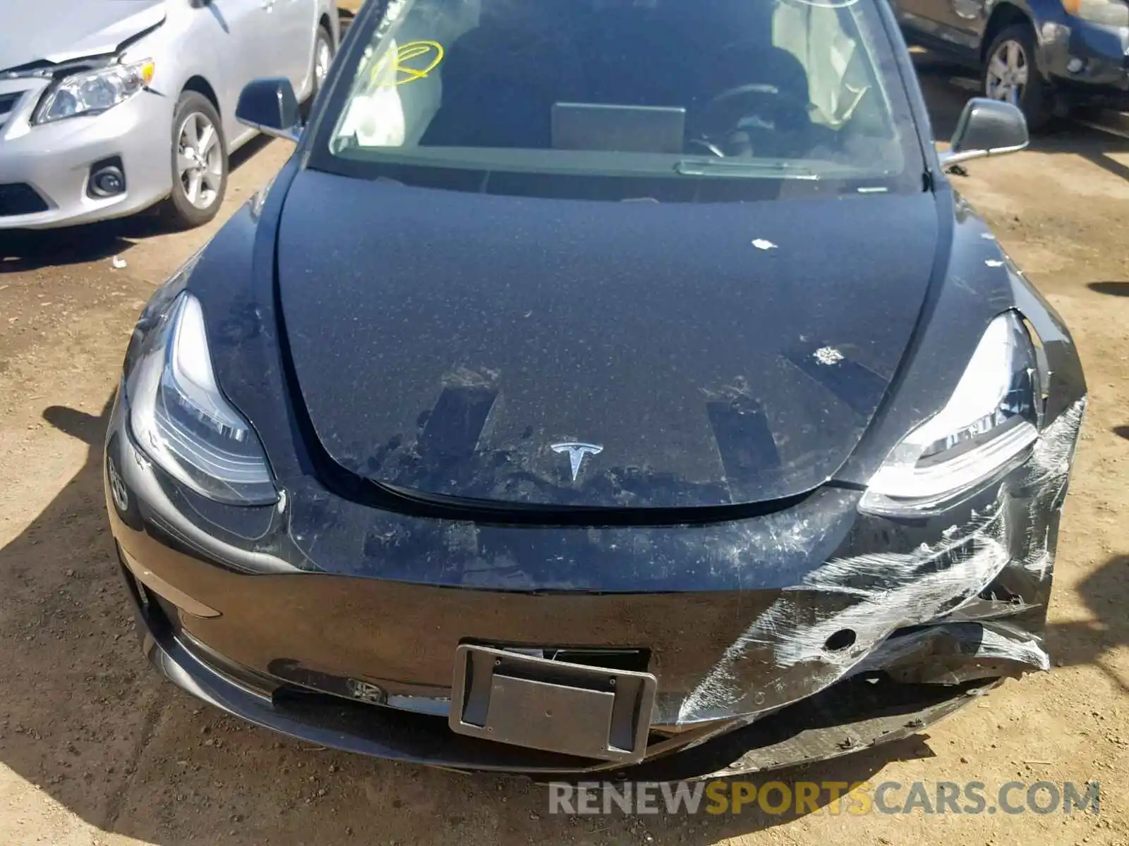 9 Photograph of a damaged car 5YJ3E1EA4KF325034 TESLA MODEL 3 2019