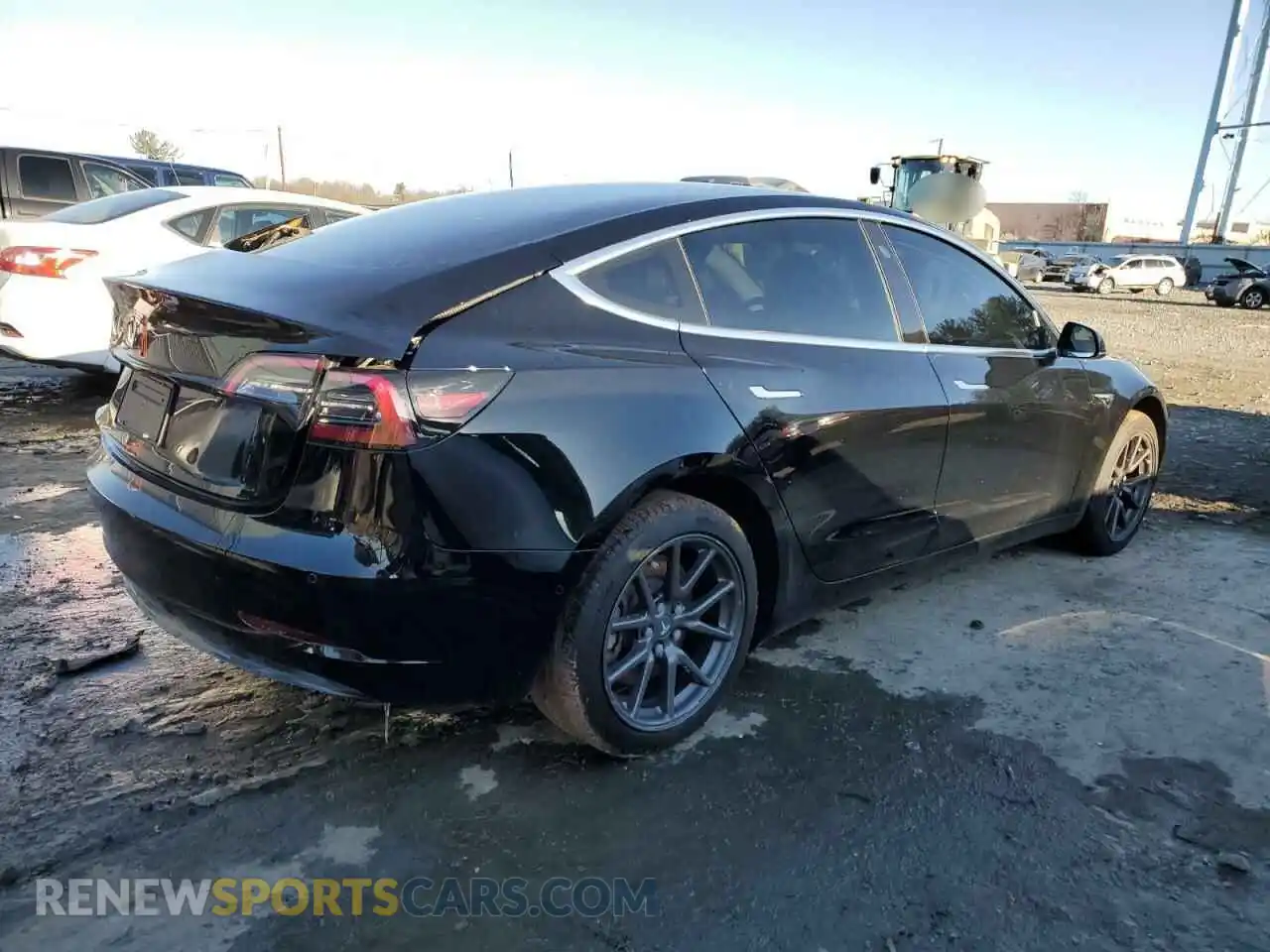 3 Photograph of a damaged car 5YJ3E1EA4KF399862 TESLA MODEL 3 2019