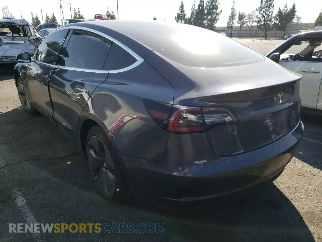 3 Photograph of a damaged car 5YJ3E1EA4KF411086 TESLA MODEL 3 2019