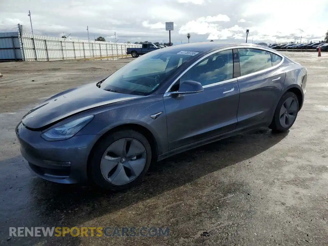 1 Photograph of a damaged car 5YJ3E1EA4KF424680 TESLA MODEL 3 2019