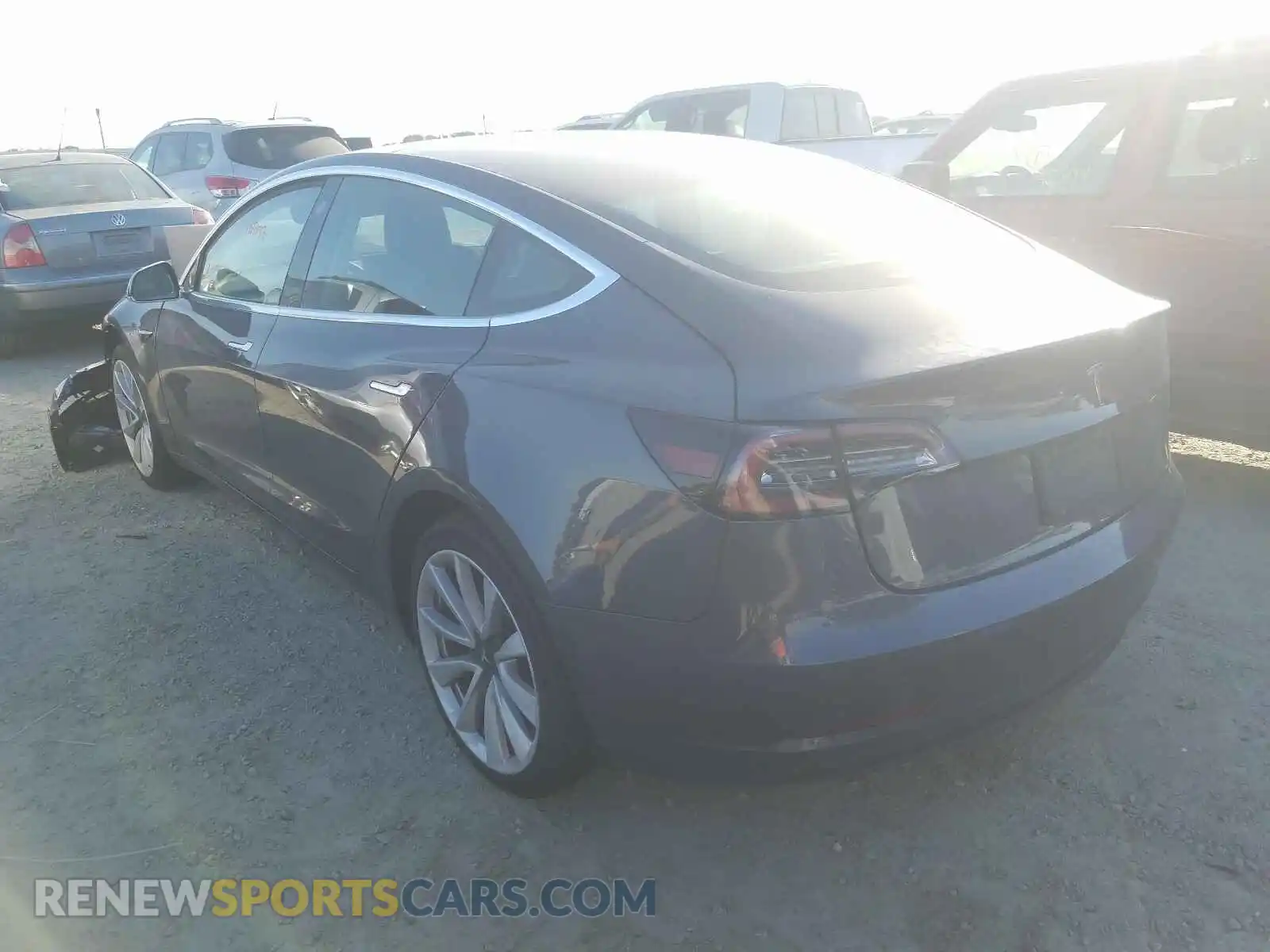3 Photograph of a damaged car 5YJ3E1EA4KF425411 TESLA MODEL 3 2019