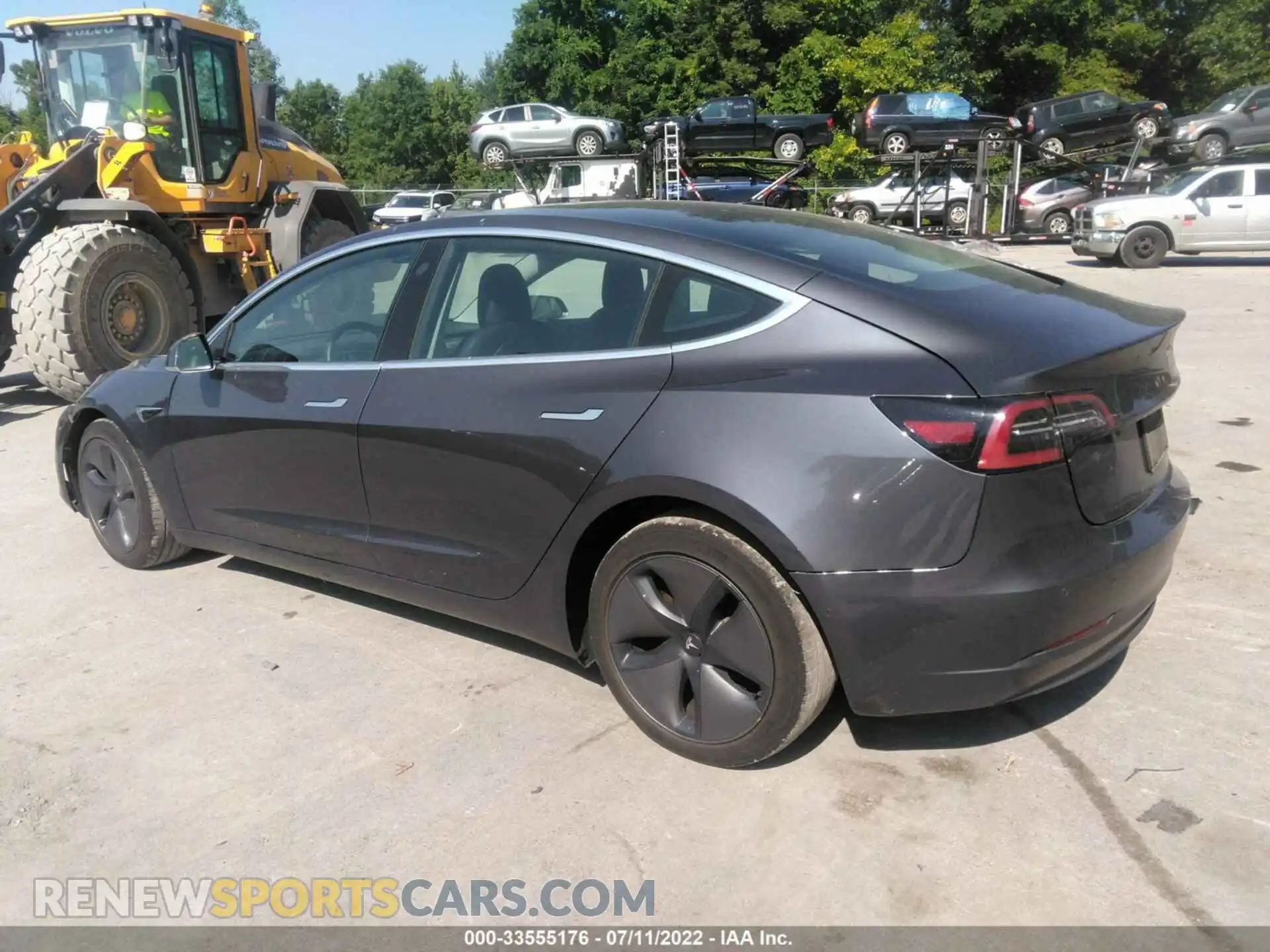 3 Photograph of a damaged car 5YJ3E1EA4KF427014 TESLA MODEL 3 2019