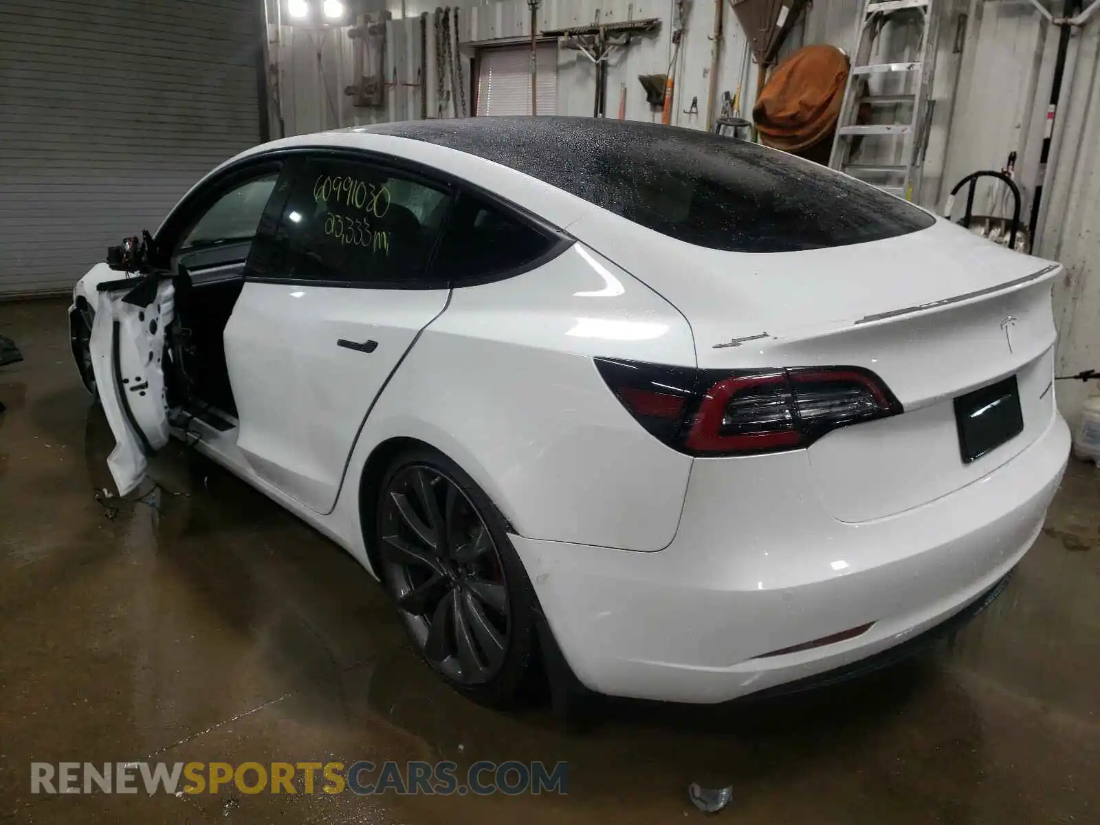 3 Photograph of a damaged car 5YJ3E1EA4KF430768 TESLA MODEL 3 2019
