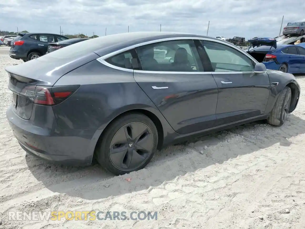3 Photograph of a damaged car 5YJ3E1EA4KF434741 TESLA MODEL 3 2019