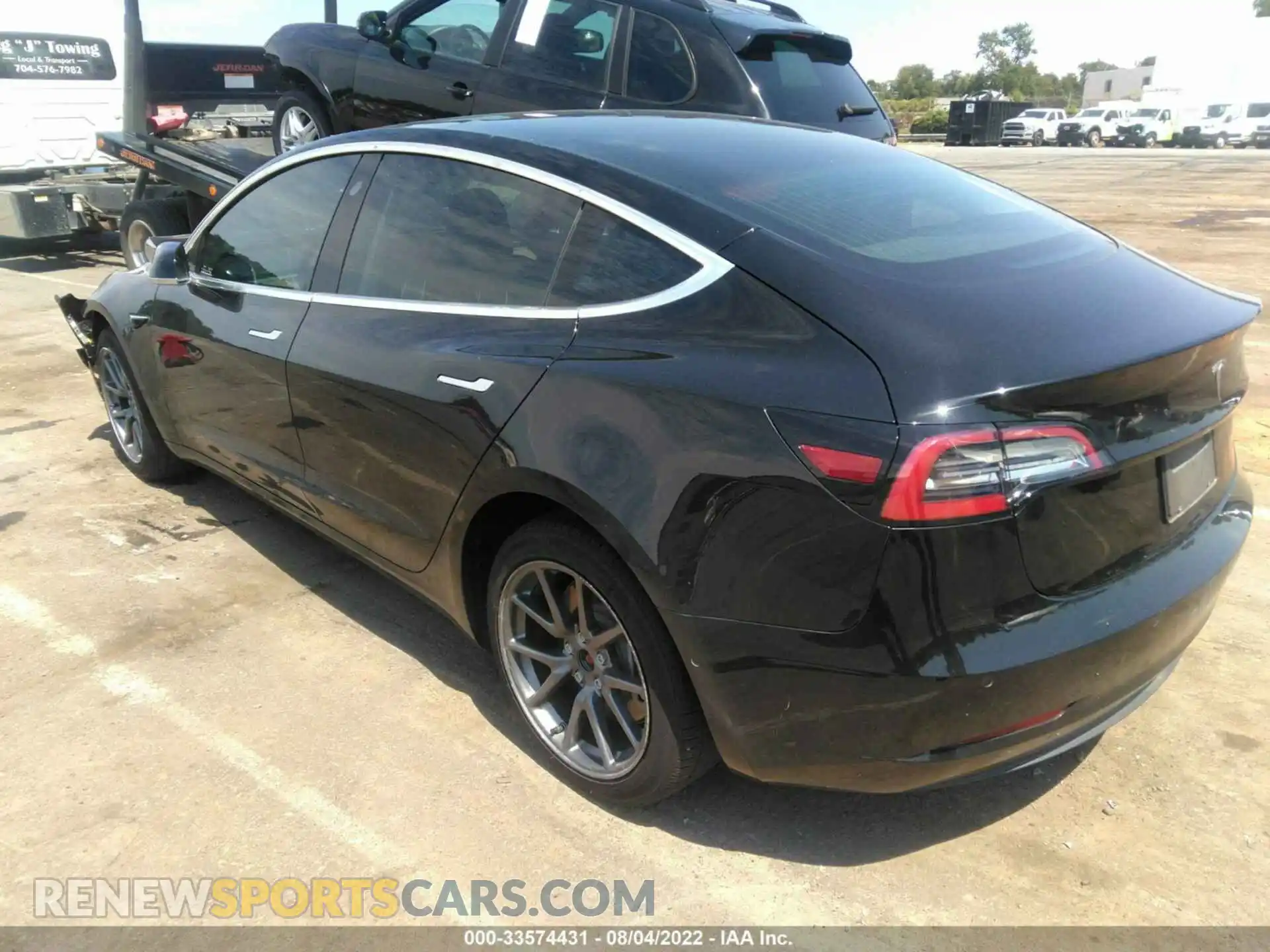 3 fotografías del automóvil dañado 5YJ3E1EA4KF449479 TESLA MODEL 3 2019