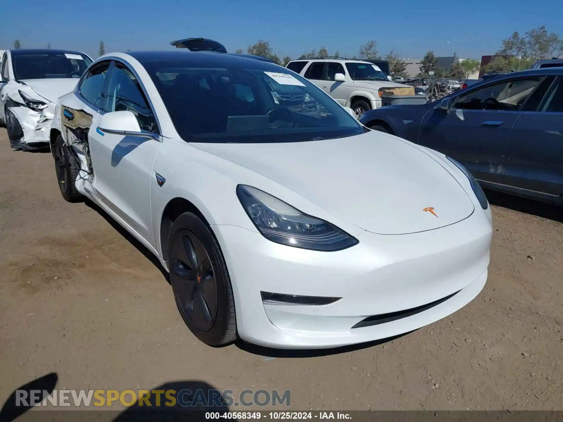 1 fotografías del automóvil dañado 5YJ3E1EA5KF314088 TESLA MODEL 3 2019