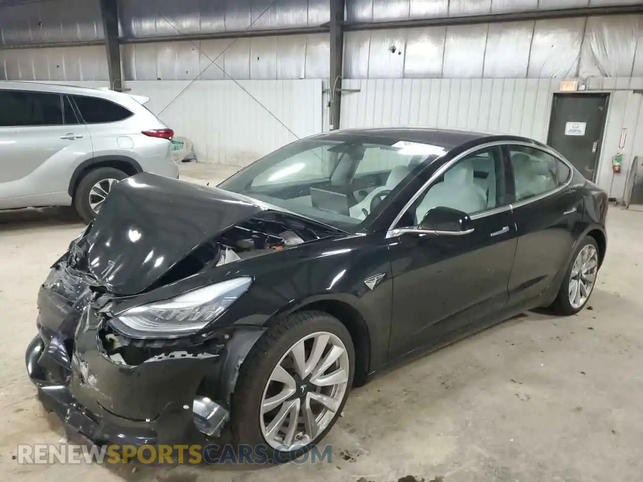 1 Фотография поврежденного автомобиля 5YJ3E1EA5KF314964 TESLA MODEL 3 2019
