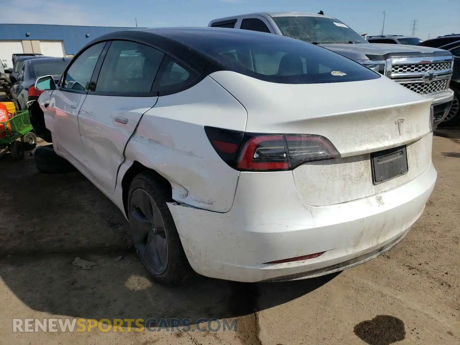 3 Photograph of a damaged car 5YJ3E1EA5KF397229 TESLA MODEL 3 2019