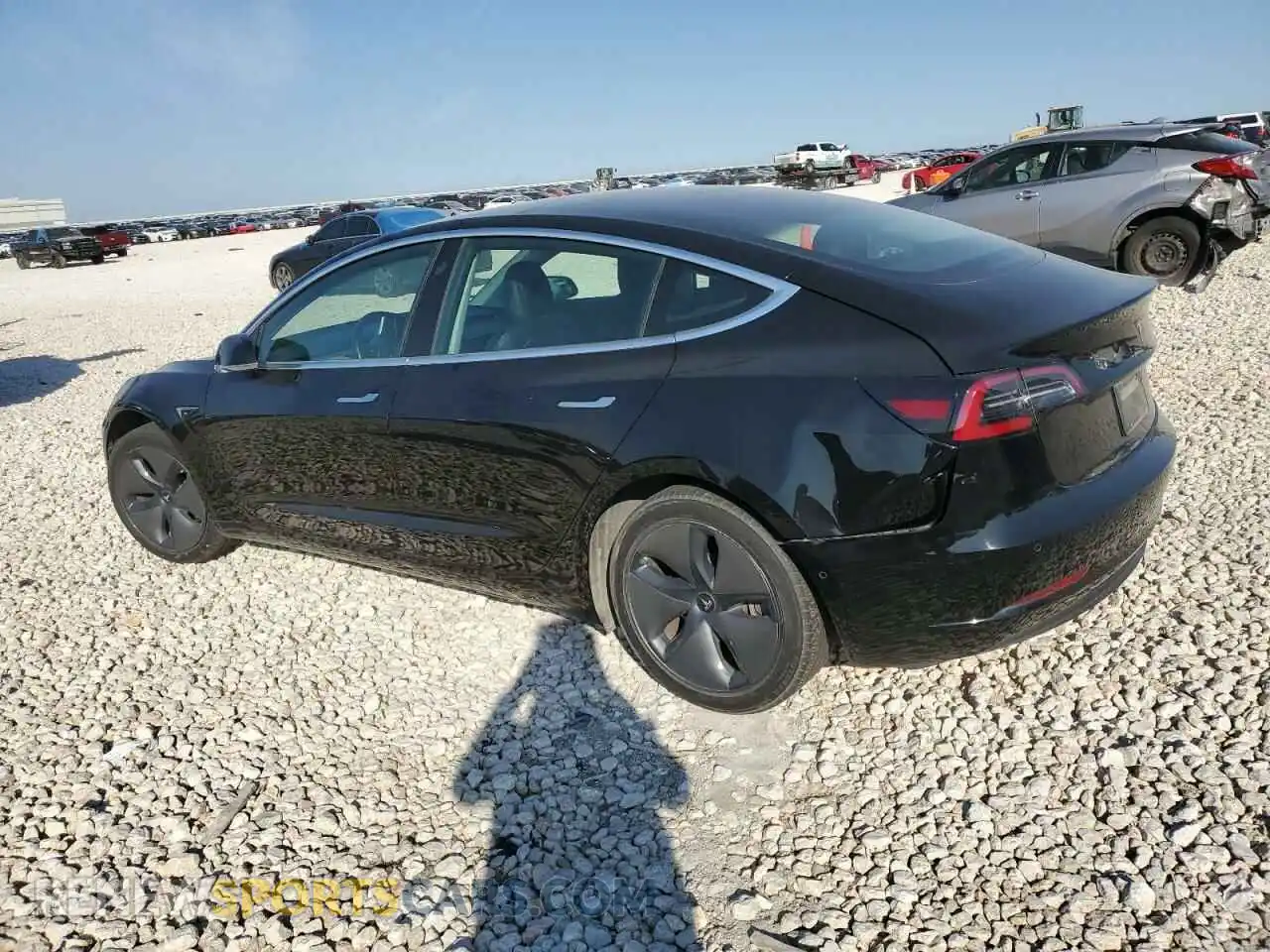 2 Photograph of a damaged car 5YJ3E1EA5KF409881 TESLA MODEL 3 2019
