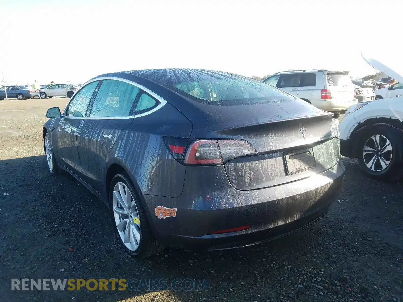 3 Photograph of a damaged car 5YJ3E1EA5KF417186 TESLA MODEL 3 2019